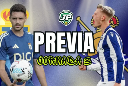 Previa Jornada 3 25/26 Oviedo - Real Sociedad