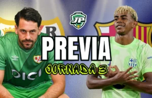 Previa Jornada 3 25/26 Rayo - Barcelona