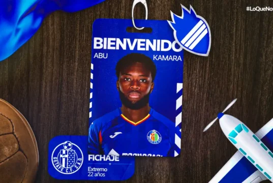 Abu Kamara, nuevo jugador del Getafe CF