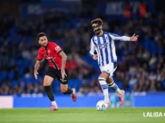 Mascarell se lesiona justo antes del descanso Mascarell y Brais Méndez en el Real Sociedad - Mallorca fantasy