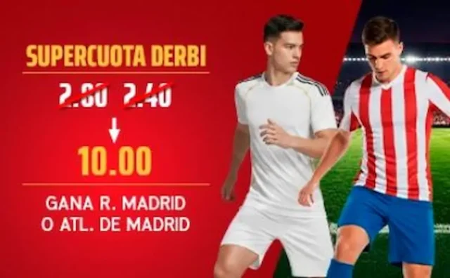 Sportium Atleti vs Real Madrid derbi madrileño portada