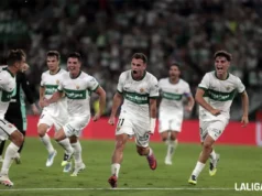 Germán Valera entrena con el grupo y se apunta a la jornada 38 Germán Valera celebra un gol con el Elche CF