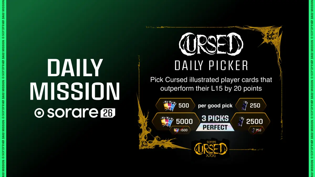 Cursed Daily Picker sorare