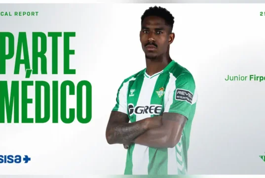 Junior Firpo parte médico Betis