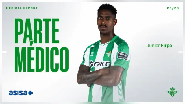 Junior Firpo parte médico Betis