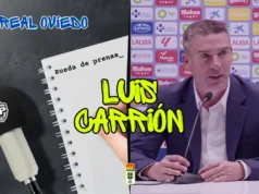 Rueda de Prensa Luis Carrión Real Oviedo