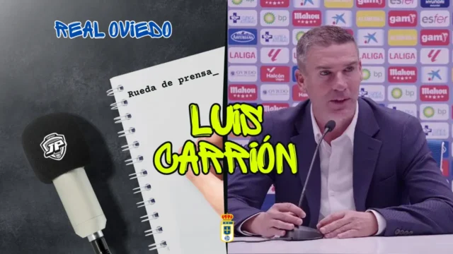 Rueda de Prensa Carrión Real Oviedo Rueda de Prensa Luis Carrión Real Oviedo