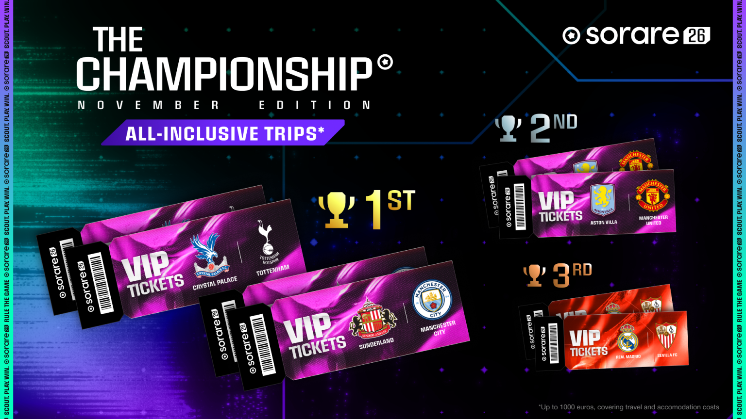 Sorare Championship Noviembre premios
