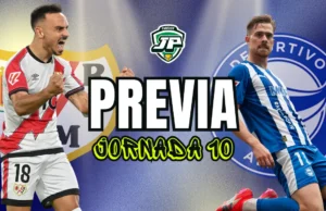 previa jornada 10 Rayo Vallecano - Alavés