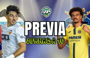 previa jornada 10 Valencia - Villarreal