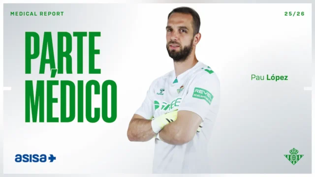 Pau López parte médico Pau López parte médico