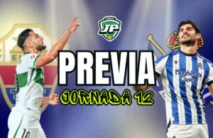 previa jornada 12 Elche CF - Real Sociedad