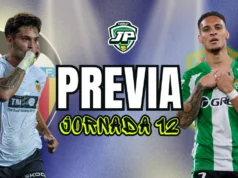 previa jornada 12 Valencia - Real Betis