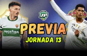 previa jornada 13 Elche CF - Real Madrid