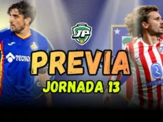 previa jornada 13 Getafe - Atlético de Madrid