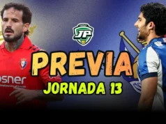 previa jornada 13 Osasuna - Real Sociedad