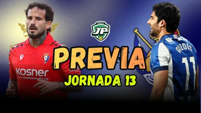 previa jornada 13 Osasuna - Real Sociedad