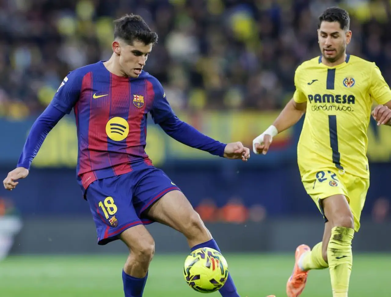Gerard Martín Ayoze Pérez Villarreal Barcelona Fantasy 25 26