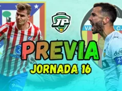 Las claves fantasy del Atlético de Madrid – Valencia CF: Onces, Lesiones y Apuestas previa jornada 16 Atleti - Valencia