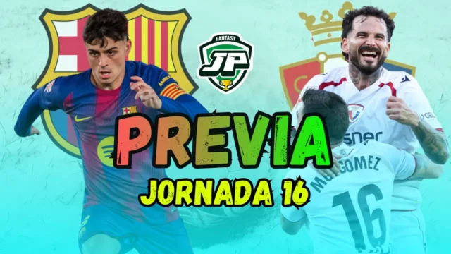 previa jornada 16 Barcelona - Osasuna previa jornada 16 Barcelona - Osasuna