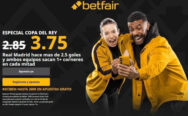 Betfair Supercuota Real Madrid Copa del Rey
