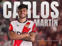 Oficial: Carlos Martín, nuevo jugador del Rayo Vallecano Carlos Martín Rayo Vallecano fantasy