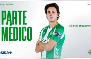 Rodrigo Riquelme parte médico Betis