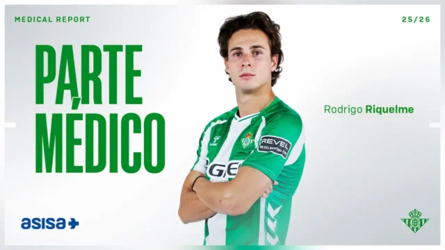 Rodrigo Riquelme parte médico Betis