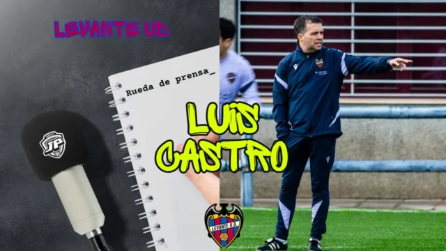 Rueda de Prensa Luis Castro Levante UD