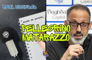 Rueda de Prensa Pellegrino Matarazzo Real Sociedad