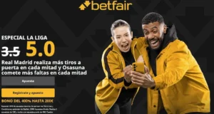 Betfair Supercuota Osasuna vs Real Madrid