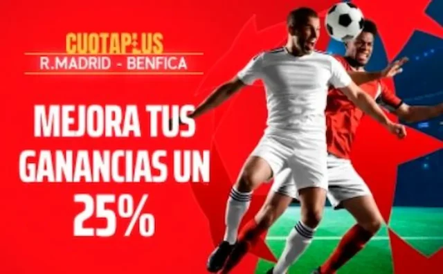 Sportium CuotaPlus Real Madrid vs Benfica Sportium CuotaPlus Real Madrid vs Benfica