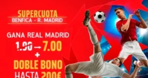 Sportium Supercuota Benfica vs Real Madrid