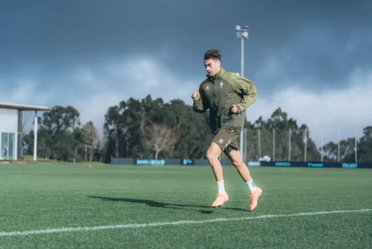 Álvaro Núñez Celta entrenamiento 25 26