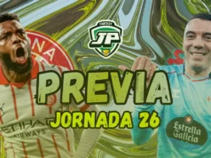 Las claves fantasy del Girona FC – RC Celta: Onces, Lesiones y Apuestas previa jornada 26 Girona - Celta