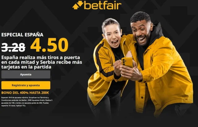 Betfair Supercuota España vs Serbia Betfair Supercuota España vs Serbia