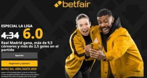 Betfair Supercuota Real Madrid vs Atlético