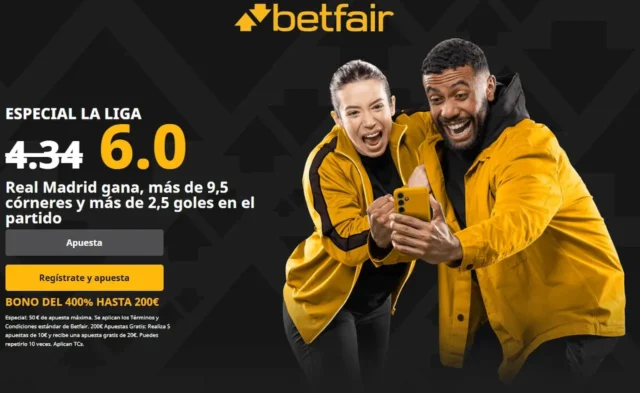 Betfair Supercuota Real Madrid vs Atlético Betfair Supercuota Real Madrid vs Atlético