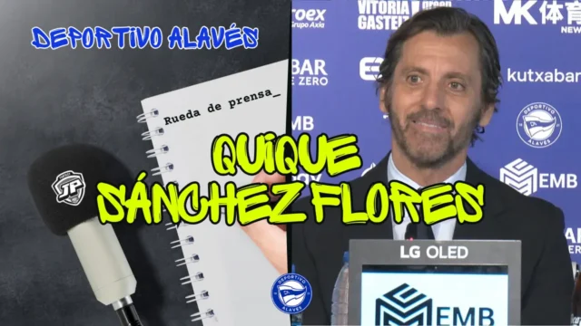 Rueda de Prensa Quique Sánchez Flores Alavés Rueda de Prensa Quique Sánchez Flores Alavés