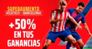 Sportium superaumento Atlético - Barcelona portada