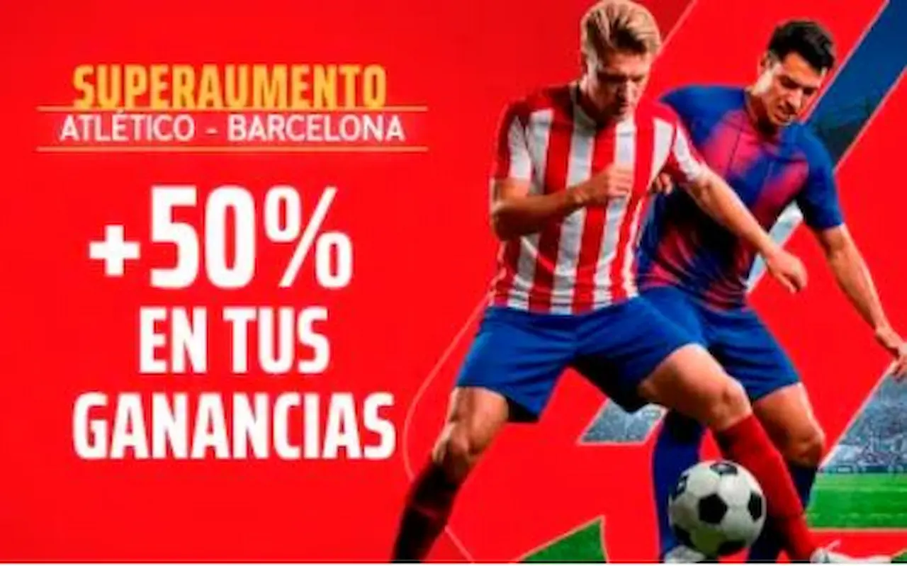 Sportium superaumento Atlético - Barcelona portada