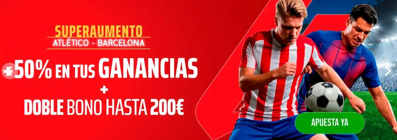 Sportium superaumento Atlético - Barcelona
