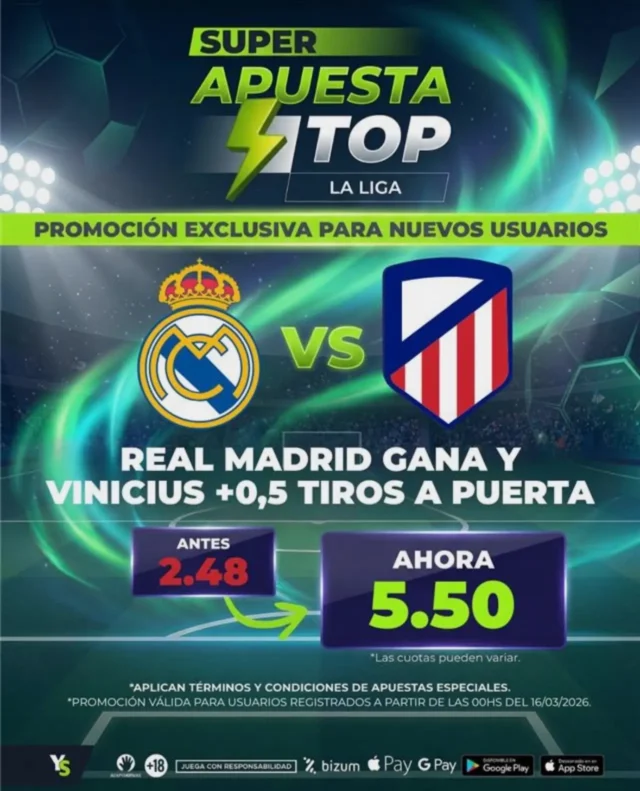 YoSports Superapuesta Real Madrid vs Atlético YoSports Superapuesta Real Madrid vs Atlético