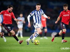Turrientes y Pablo Marín acabaron tocados, ¿llegan a la jornada 35? Beñat Turrientes Real Sociedad Fantasy 25 26