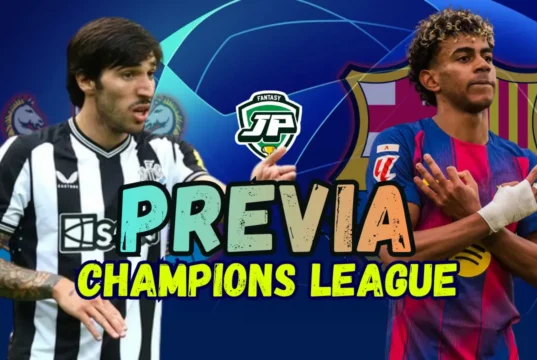 alineación probable previa champions fc barcelona newcastle
