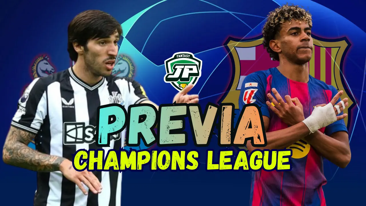 alineación probable previa champions fc barcelona newcastle