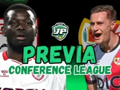 alineación probable Rayo Vallecano ida octavos Conference League vs Samsunspor