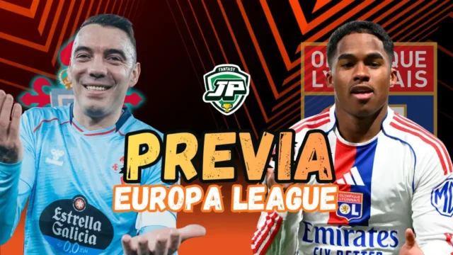 alineación probable Celta de Vigo ida octavos Europa League vs Olympique Lyon