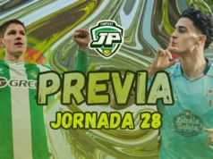 previa jornada 28 Real Betis - Celta