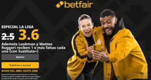 Betfair Supercuota Atlético vs Betfair